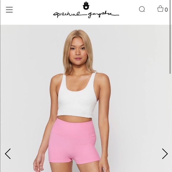 Spiritual Gangster Pants - Spiritual gangster pink shorts